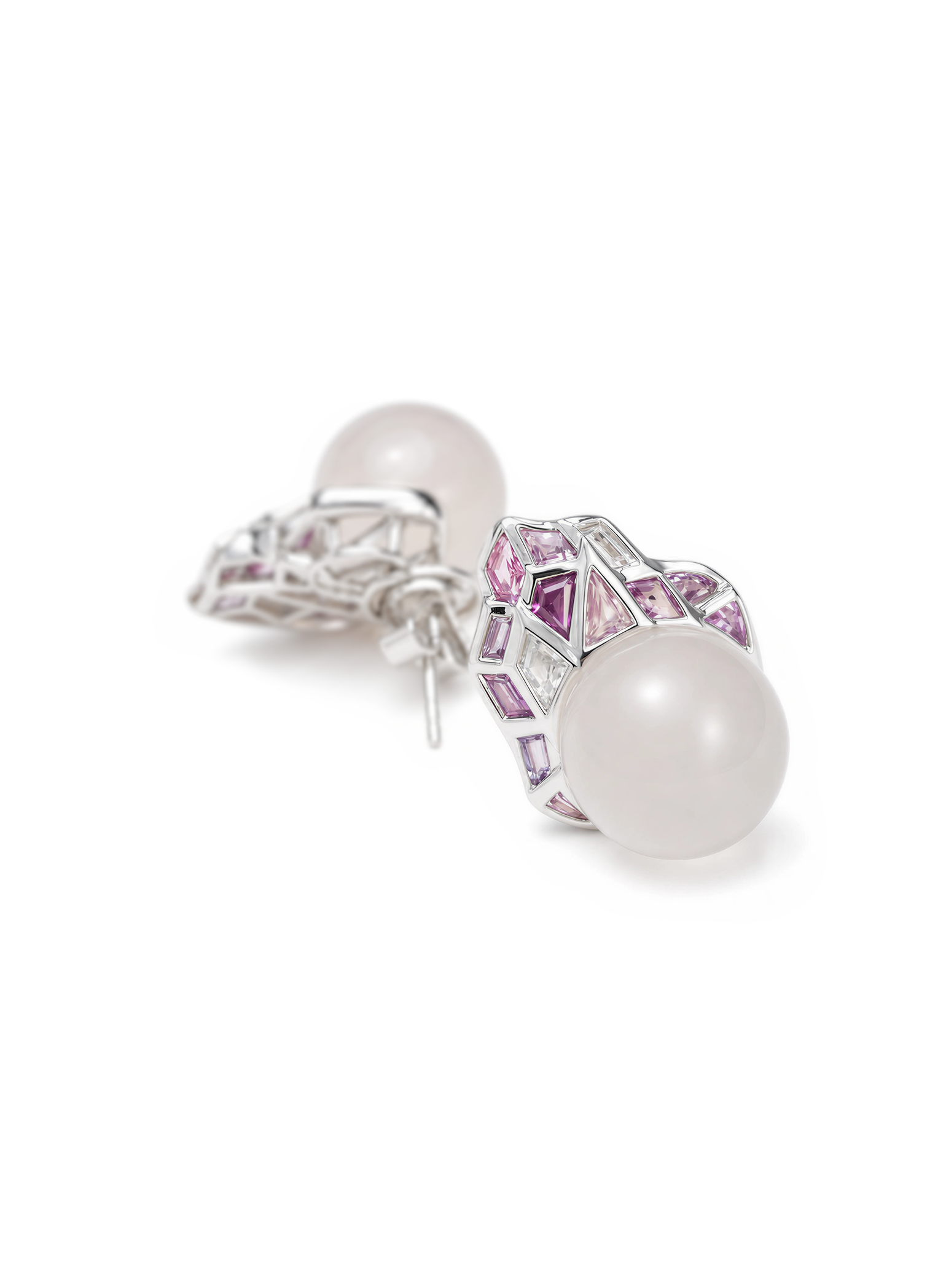 「Illusory Time and Space」 Glassy Jadeite Jewellery Suite