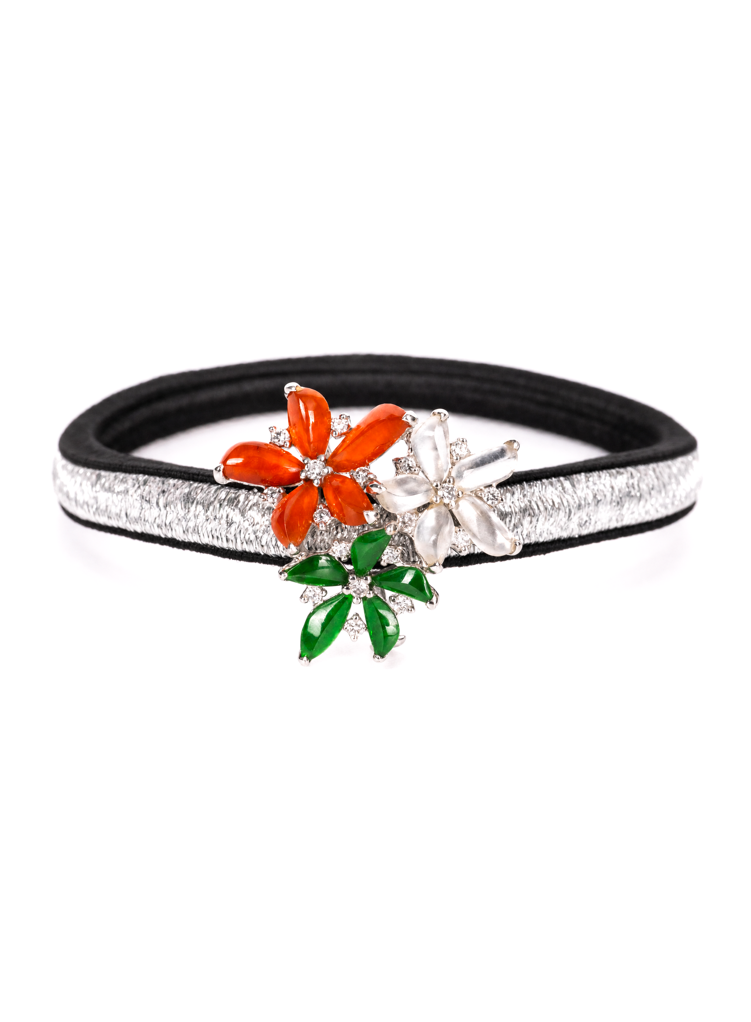 Spin Flower · Zero Five Zero 18K Gold Jadeite Multifunctional Jewelry